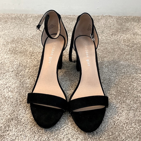 madden girl black heels